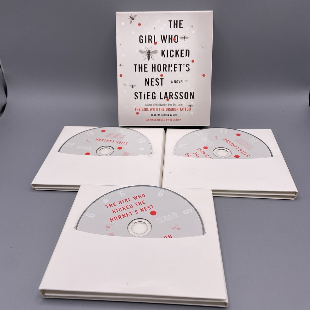 Girl With The Dragon Tattoo Series Audio Book CD Stieg Larsson 55+ Total Hours - Picture 4 of 5